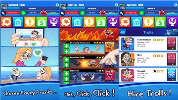 Troll Face Clicker Quest Android Gameplay