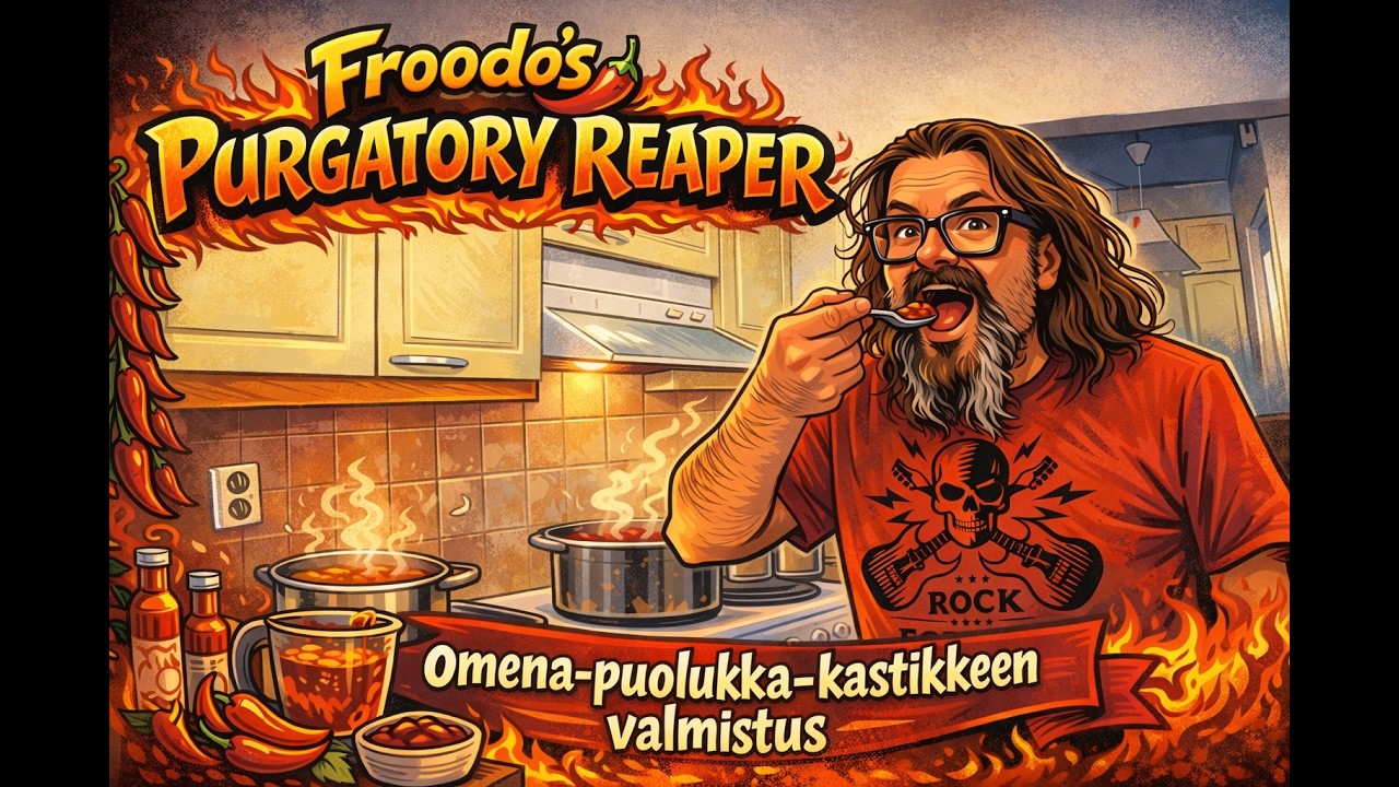 Froodo's Purgatory Reaper omena-puolukka-kastikkeen valmistus