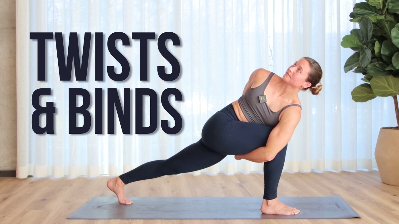 35 Min- Heat Building Vinyasa | Core Strength & Twists