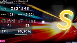 osu!mania | Speed of Link (Luminous) 96.20%