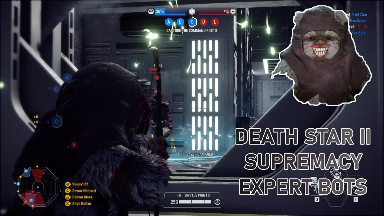 Star Wars Battlefront 2 : Instant Action (DEATH STAR II-SUPREMACY-Expert BOTS)