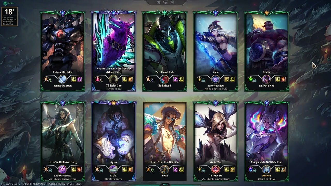 Morgana sp #15, Runor hack não Zed cái nhẹ như thế nào?