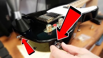 HOW TO -  Install an Electro Socket Jack and Strap Locks on a Telecaster