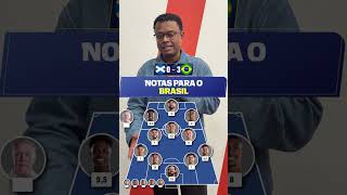 AS NOTAS DE BRASIL X ESCÓCIA 🇧🇷🏴👀 #shorts