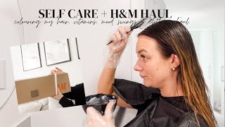 self care, pre period/hormone chat, a H&M haul + try on + amazon buys ☺️