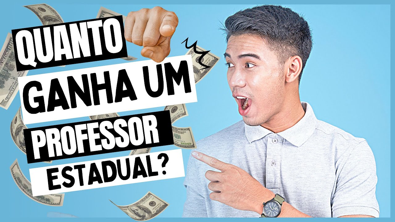 QUANTO GANHA UM PROFESSOR ESTADUAL EM 2025? - YouTube