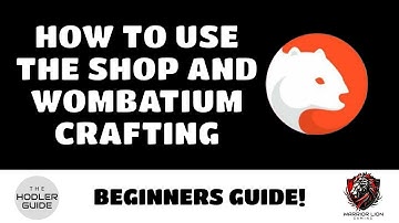 Wombat Dungeon Masters NFT Game | How To Use The Shop and Craft Wombatiums | Beginner Guide