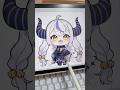 ビジュイイラプ様 #イラスト #お絵描き #Procreate #ホロライブ #hololive #ラプラスダークネス