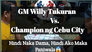 The Battle Between Champion ng Cebu and GrandMaster Willy Tukuran #MasterCheckers