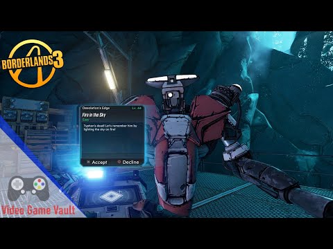 Borderlands 3 - Fire in the Sky - Side Mission { PS4 Pro - 1080HD - No Commentary }