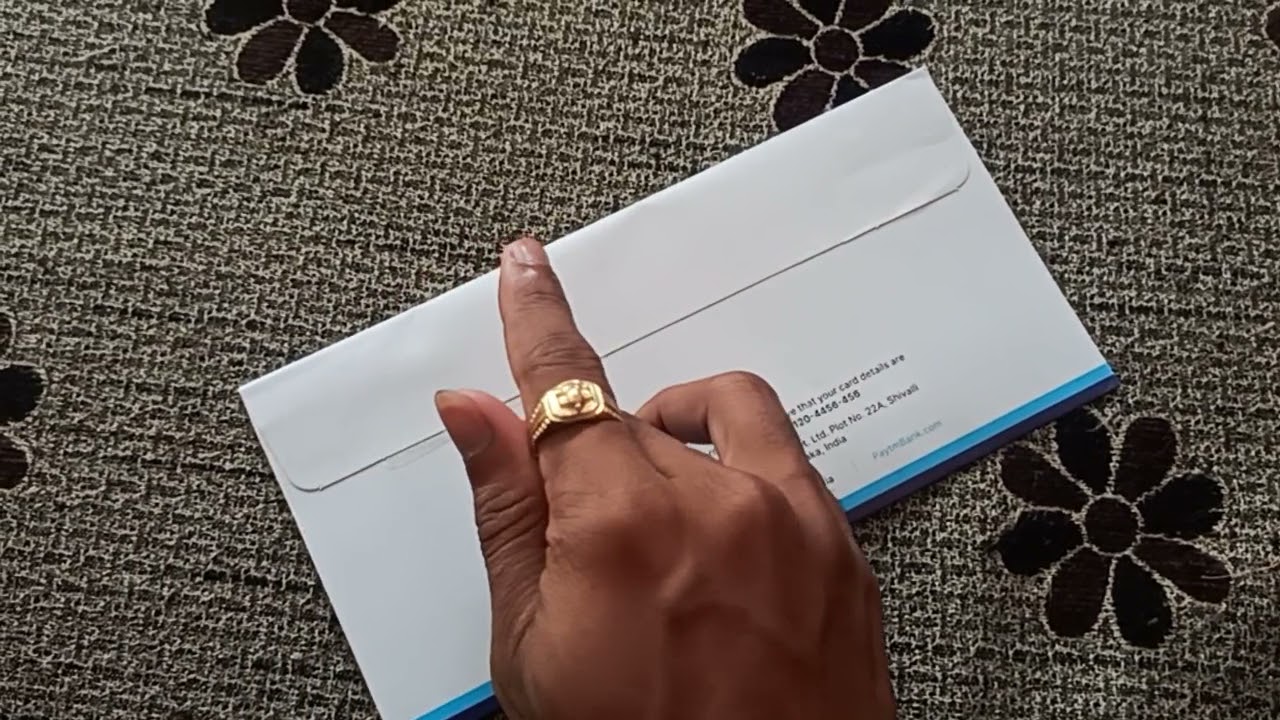 Paytm New Visa Debit Card Unboxing