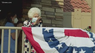 Valley WWII veteran celebrates her 105th birthday