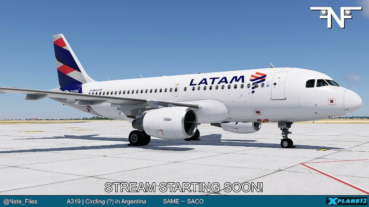 XP12 | SAME–SECO | Nate Flies an Airbus 7 | Toliss A319 | An Attempt at FPA Was Made