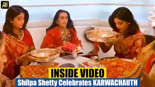 Shilpa Shetty Celebrates KARWACHAUTH With Sunita Kapoor INSIDE ANIL KAPOOR's House