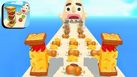 Sandwich Runner 276  Max Levels Game Mobile Update All Trailers iOS,Android Gameplay Walkthrough IE