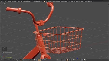 Modeling A Bicycle With Blender - Modeling A Bicycle Front Basket