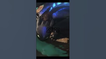 What if Toothless alpha mode turned blue to red?? #dragons #httyd #toothless