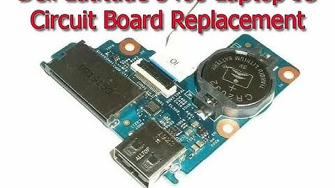 Dell Latitude 3400 Laptop IO Circuit Board replacement How-To Video Tutorial