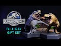 รีวิวโมเดล Jurassic World Blu Ray Gift Set! Indominus Rex + Tyranosaurus Rex