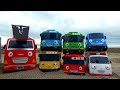 Menemukan Titipo, Lani, Rogi, Nana, Pat, Alice, Tayo, Peanut, Tony, Frank | Tayo the Little Bus