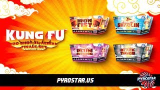 Pyrostar Kung Fu 120 Shot XL Aerial Finale Set | R-4689