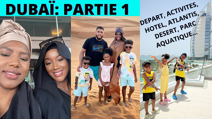 WEEKLY VLOG DUBAI Part 1: Our Family Vacation (Departure, Hotel, Desert, Water Park...)