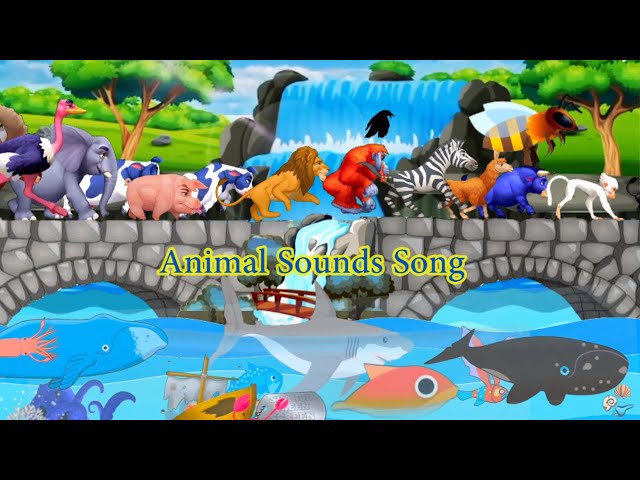 Animal Sounds Song | Best Animal Sounds Song | Baby Song  | Kids Song class=