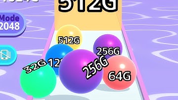 New Update 🌏 - ! Ball Run 2048 ! Infinity Gameplay - Walkthrough Android, iOS - #ballrun2048