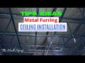 TIPS/IDEAS CEILING INSTALLATION USING METAL FURRING | HOME RENOVATION | PHILIPPINES | The Hall Story