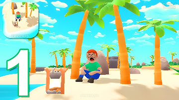 Abandoned Island Idle Survival - Gameplay Walkthrough Part 1 Ocean Island Survival (iOS, Android)