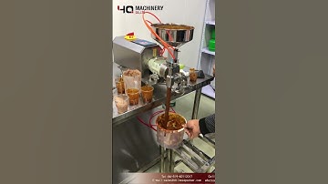 manual filling solution for peanut butter thick cream|YQ machinery hoi sin sauce dosing machine