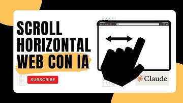 Cómo Crear una Página con Scroll Horizontal con IA | Completo HTML, CSS y JS