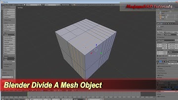 Blender How To Divide A Mesh Object | Basic Tutorial