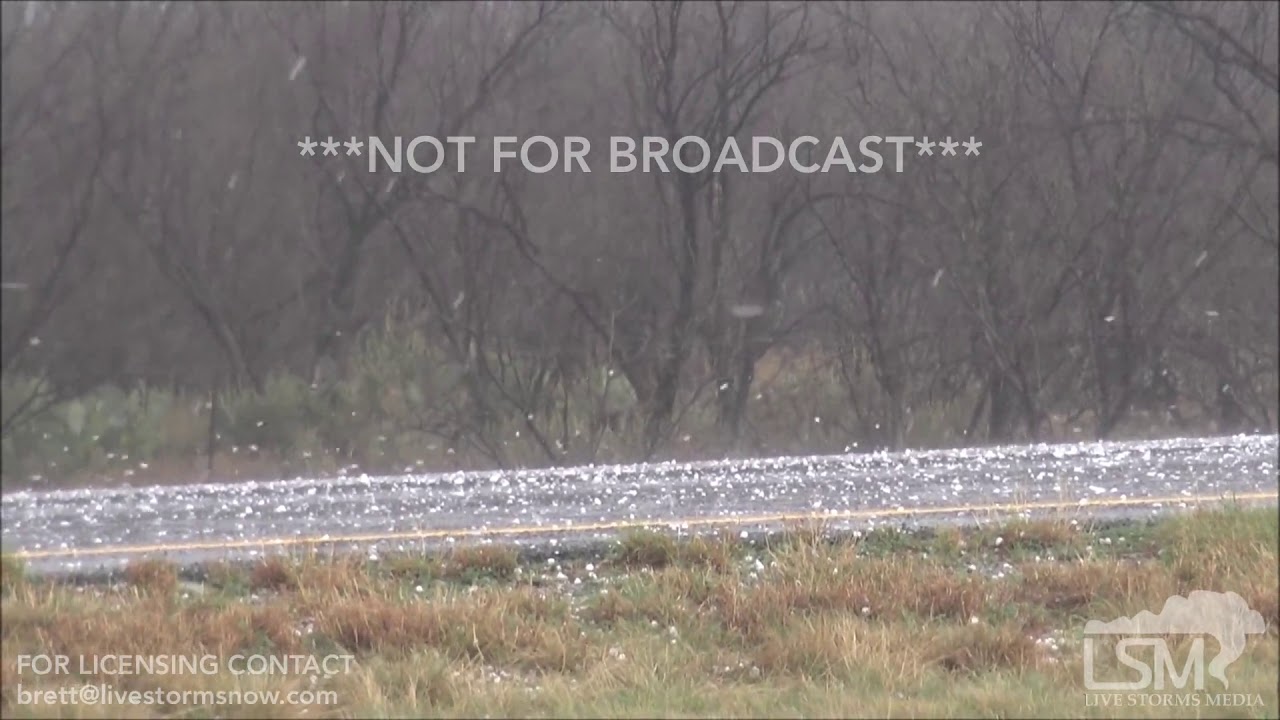 03262018 Throckmorton, TX Quarter Sized Hail Storm YouTube