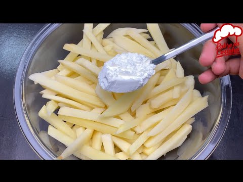 Como Fazer BATATA FRITA IGUAL a do McDonald's - Crocante e Sequinha 