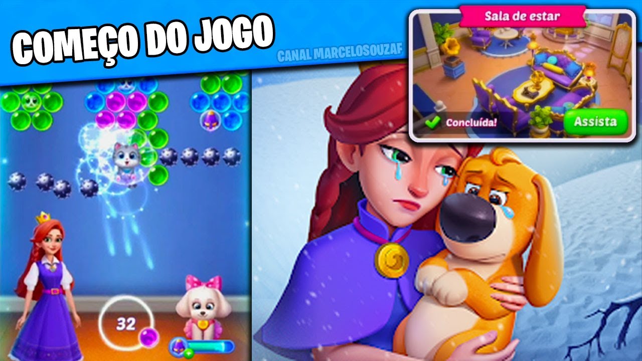 Bubble Shooter Kingdom de Android  Jogo de Bolhas e Decoração de