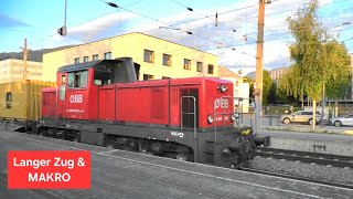 Dornbirn: Dieselsound & zweimal Makro von Rh2068, Doppelrailjet m. Zugkraft Europa, RedBull-Zug