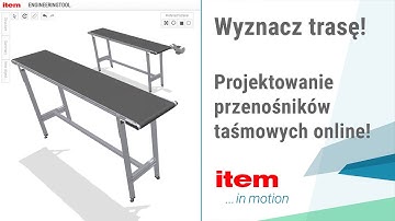 Projektowanie przenośników taśmowych online: Proste i wydajne!
