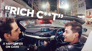 Crazy reactions driving a BMW i8 Roadster through the city // Ash Davies on Cars