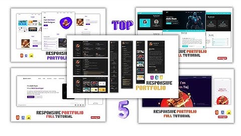 Master Frontend Web Development With 5 Real World Portfolios using html css js Beginners to Advanced