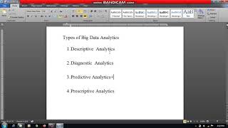 UNIT 4 : TYPES OF BIG DATA ANALYTICS