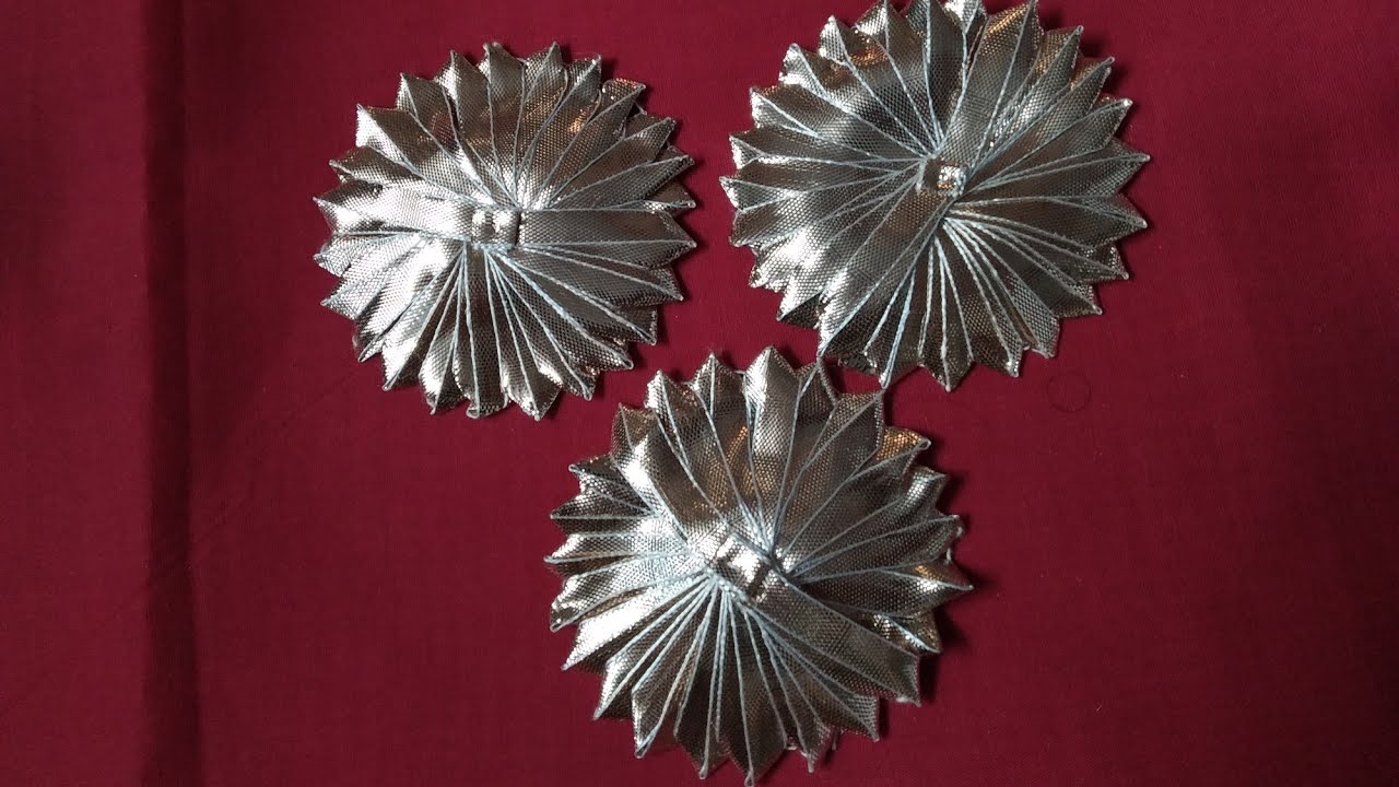 gotta flower/lace flower hand embroidery flower making of flower/ ribbon flower