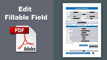 How to edit fillable text boxes in pdf form in Adobe Acrobat Pro DC 2022
