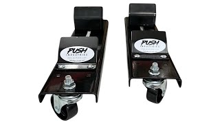 Unbox/Install Push Industries 118.638 Snow Blower Dollies for John Deere Snow Blowers - Rpl. LP70692