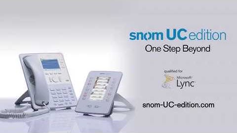 The snom UC edition - Quick call transfer