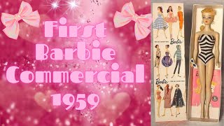 First Barbie Commercial (1959) Barbie You're Beautiful - First Barbie Doll