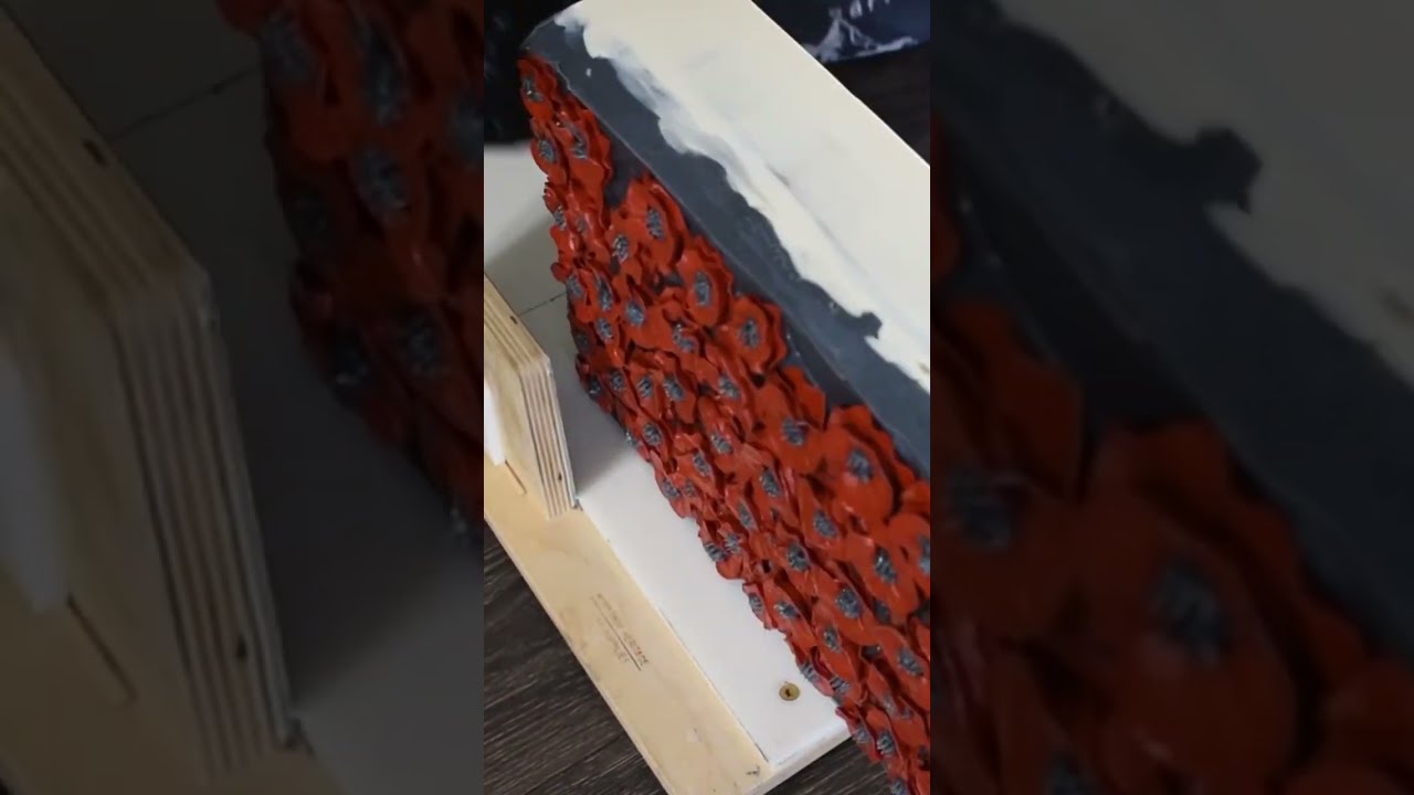 Peppered Poppies Shortie Soap Making Video ✨