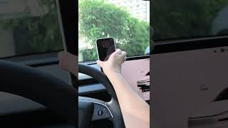 Mobile phone holder with storage box#shorts#carphoneholder#car #modely #tesla #teslamodel3
