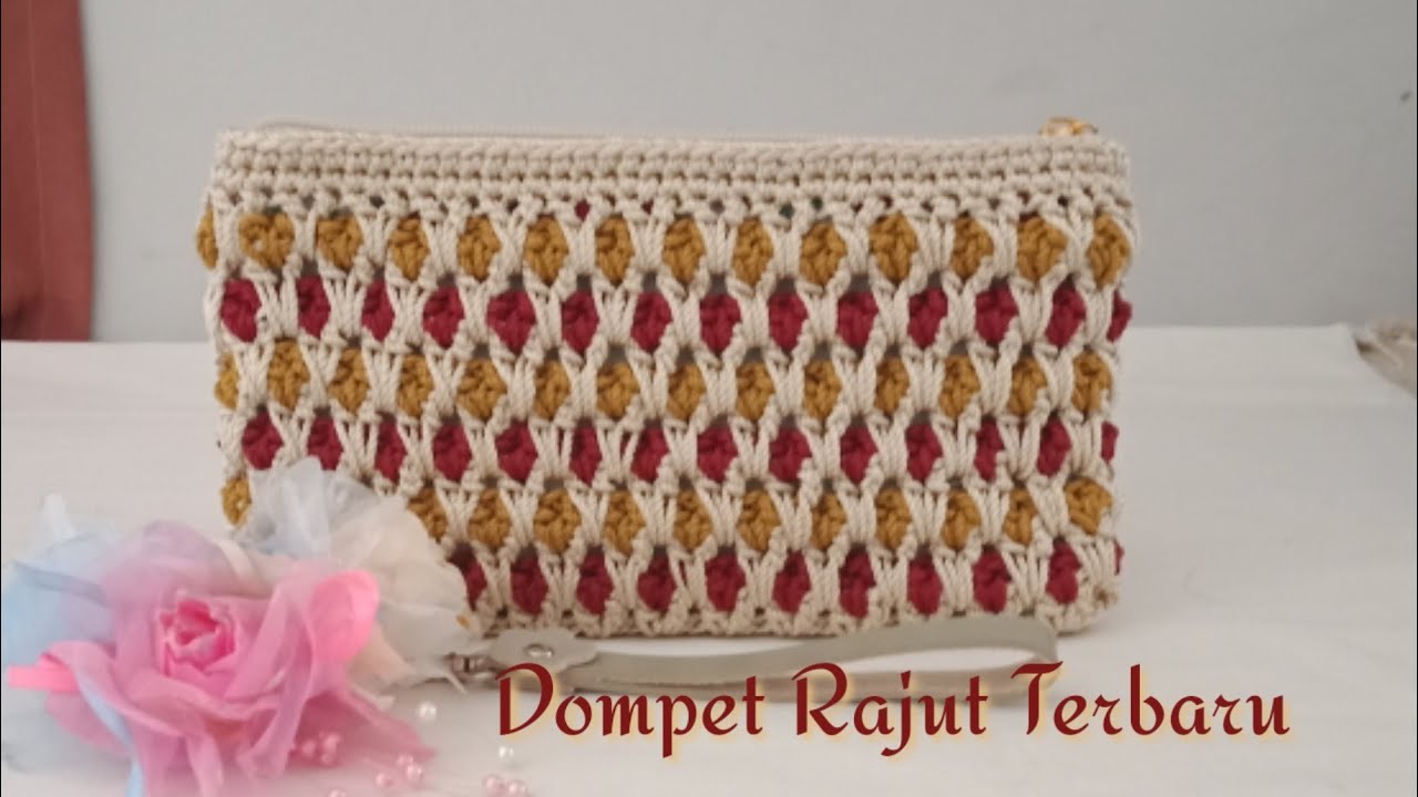 Crochet || Dompet Rajut Terbaru Motif Diamond @GaleriKanita