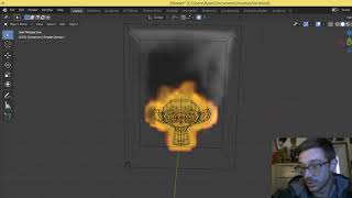 Blender on 8 GB RAM. lol Flaming Monkey Head